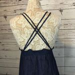 Boutique Navy crocheted beach maxi dress Zach Photo 7