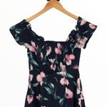 About Us Dulipa Dress in Navy Floral Off Shoulder Mini Dress size Small Revolve Photo 7