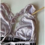 PINK - Victoria's Secret ‎ Lace Bralette Racerback Light Purple Bra Size M Photo 5