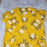 Midnight sky  Kimono Cardigan Womens Size 1X Yellow Floral Chiffon Midi Duster Photo 7