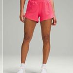 Lululemon  NWT Hotty Hot High Rise Lined 4” Shorts Size 2 Pink Glazed Photo 2