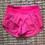 Lululemon  SIZE 2 RED SPEED UP SHORTS HR Photo 0