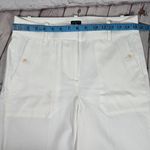 J.Crew  Sydney wide-leg pant in‎ bi-stretch cotton blend Ivory 6 NWT Photo 8