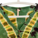 Me Ko Vintage 2000s  Green Tie-Dye 3/4 Sleeve Top Size Juniors Large Photo 2