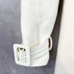 Bebe  Womens Belted Pea Coat S Minimalist Y2K Outerwear Parisian Chic Old Money Photo 3