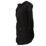 NWOT Eden Society Sherpa Faux Fur Lined Black Hooded Jacket Women’s Size L Size L Photo 4