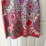 Jude Connally Beth 110 Sleeveless Pullover Shift Dress Bright Abstract Floral XL Red Photo 6