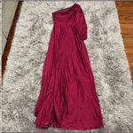 Mac Duggal  49141 Pink Hi Low Gown Sz 2 Photo 5