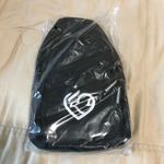 Nebraska Methodist Hospital Black Sling Bag with Heart Dove Design Photo 1