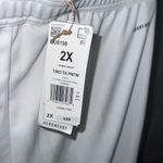 Adidas  Full Length Tapered Leg White and Black NWT Track Pants 2X Photo 4