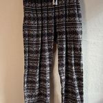 Burt's Bees Baby Organic Cotton Pajama Pants Snowflake Print Size Large White Photo 0