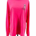 Annapolis Maryland Bright Pink Striped Dog Bow Tie Graphic Long Sleeve Large Photo 0