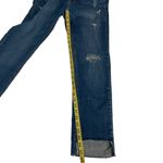 Just Black Just Black Women's Distressed Straight Jeans Size 31 Blue Medium Wash Low Rise Photo 10