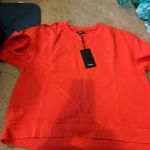 Hudson Jeans NWT Hudson red blouse small Photo 8