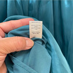 Thirty Thirty L A Teal Dress with Puff Sleeves XS‎ Blue Photo 7