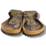 Birkenstock  Gizeh Thong Sandals Brown Bronze Size 36 5 5.5 Bohemian Hippie 70s Photo 2
