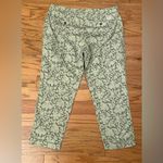 Ralph Lauren - Beige Floral Cotton Jeans Size 12 Photo 3
