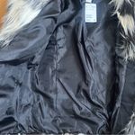 H&M NWT furry/leather jacket Photo 2