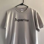 Gildan Aquarius Zodiac Sign T-shirt Men's XL  Photo 0