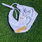 Princess Polly NWT  White Textured Bikini Bottoms Photo 3