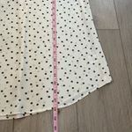 Pleione  Women's Cream & Gray Polka Dot Sleeveless Blouse Size XL Photo 4