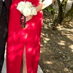 Black Halo Red Maxi Dress Photo 2