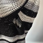 Cute Crochet Cover Up Dress Black Photo 4