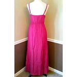 YA Los Angeles Fuchsia Pink Boho ModCloth Maxi Dress with Crochet Panels Barbie Photo 2