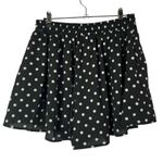 Boutique  Black & White Polka Dot High Rise Shorts S Photo 1
