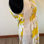 Diane Von Furstenberg  “Samantha” Yellow Floral Dress Size 8​ Photo 3