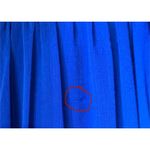 Badgley Mischka  6 Pleated Ruched Flowy Long Gown Sapphire Blue Formal Dress Photo 1