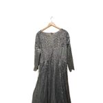 Mac Duggal 20189 Embellished Illusion Long Sleeve Wrap Over Gown Size 14 Photo 8