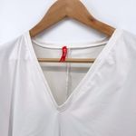 Spanx Women's Suit Yourself Long Sleeve Thong Bodysuit V-Neck White Size 1X Photo 2