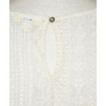 Kori America Sleeveless Croquet Ivory Mini Dress Ladies L Lined Boho Cottage Photo 8