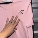 Liz Claiborne Pink Polo Women's Size Small Golf Casual Sport Shirt Green Photo 1