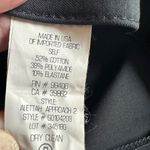 Theory  Black Stretch Pants Ankle Zipper Hem Y2K Classic City Minimalist Size 4 Photo 4