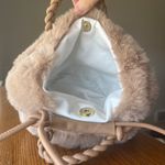 NWOT Faux Fur Purse Brown Photo 3