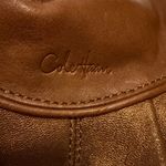 Cole Haan  Metallic Bronze Leather Shoulder Bag Photo 1