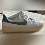 Nike  Air Force 1 Womens Sage Low LX Spruce Aura Blank White Sneakers Size 10.5 Photo 2