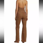 Mother The Halter Doozy Jumpsuit Retro Chained & Confused Print small Brown Size 26 Photo 9