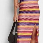 Wild Fable  Womens  Crochet Lace Halter Dress Lined Slit Midi Multicolor Size‎ XS Photo 0