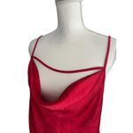 Lovers + Friends  Red Draped Tank Top Blouse Size Medium Photo 4