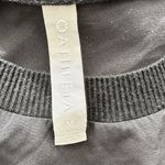 Athleta  M Zephyr Crop Black T-Shirt Short Sleeves Oversized Lightweight Photo 5