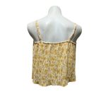 Nectar Clothing Women's Yellow Floral Camisole Tank Top Size M Photo 3