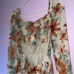 Lush Clothing Lush Size Small Layla Mini Dress Babydoll Boho Floral Tiered Skirt Cottage Photo 9