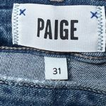Paige  Hoxton‎ Crop Blue Jeans Womens 31 Distressed Raw Hem Denim Trendy Comfort Photo 7