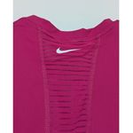 Nike Pro Dri FIT Cropped Tank Top Hot Pink Womens X-Large High Neck Sports Bra Photo 3