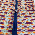 Bar III Bar 3 Button Front Multicolor Triangle Pattern Dress Size M Photo 5