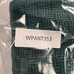 Betabrand crop Cuffed Dress Yoga Ponte Pant Green Geometric Pattern Size XLP Photo 10