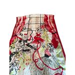 Retro Theme 50s Rockabilly Sock Hop Christmas Scarf 68x20 Novelty Print Glam Red Photo 10